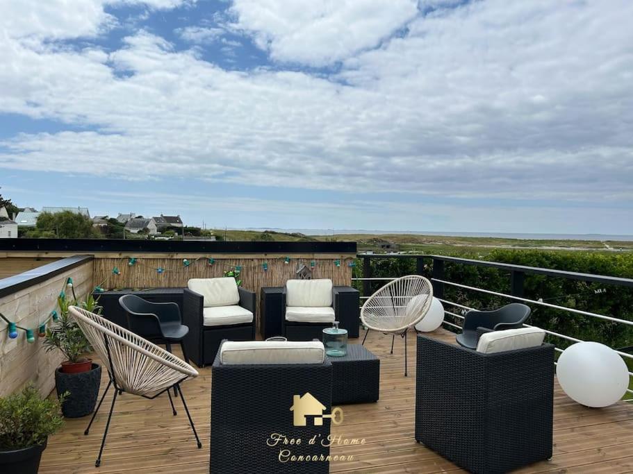 Villa Trevi , Spacieuse, Vue Mer Trégunc Kültér fotó